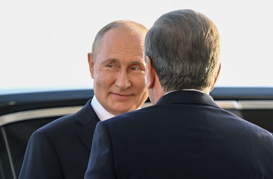 Uzbekistan SCO Putin