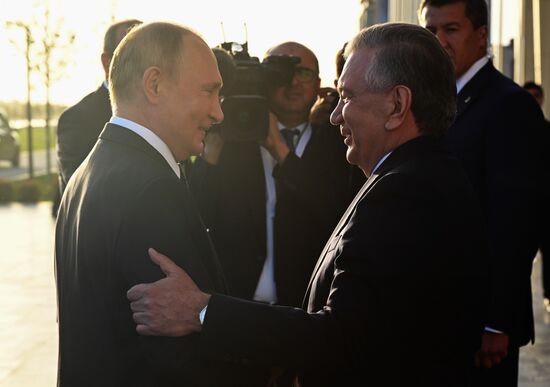 Uzbekistan SCO Putin