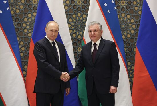 Uzbekistan SCO Putin