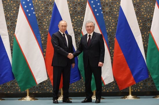 Uzbekistan SCO Putin