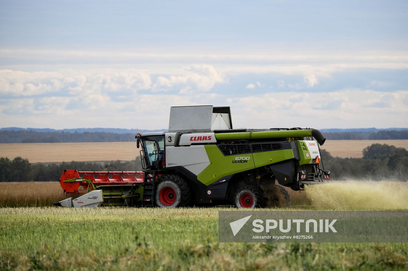 Russia Agriculture Harvesting