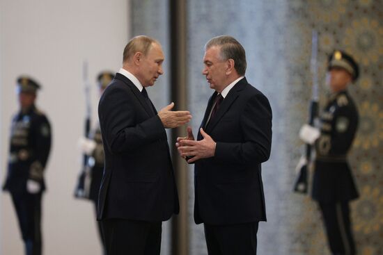 Uzbekistan SCO Putin