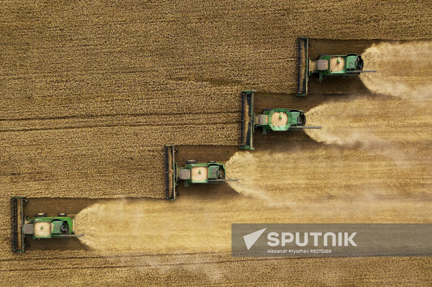 Russia Agriculture Harvesting