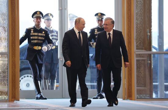 Uzbekistan SCO Putin