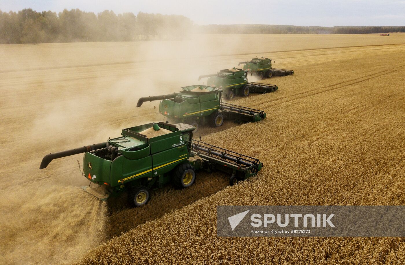 Russia Agriculture Harvesting