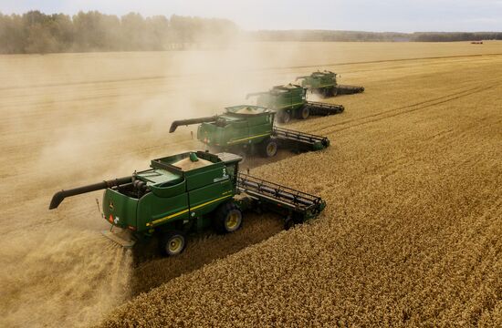 Russia Agriculture Harvesting