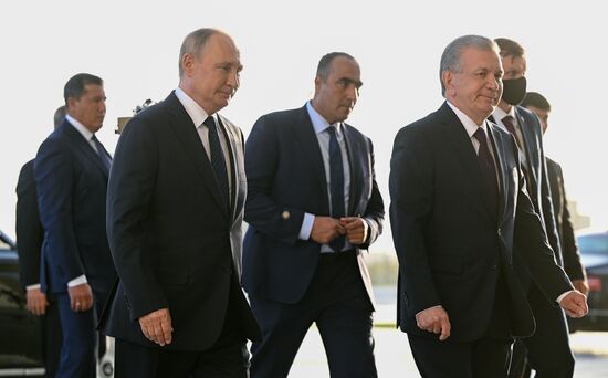 Uzbekistan SCO Putin