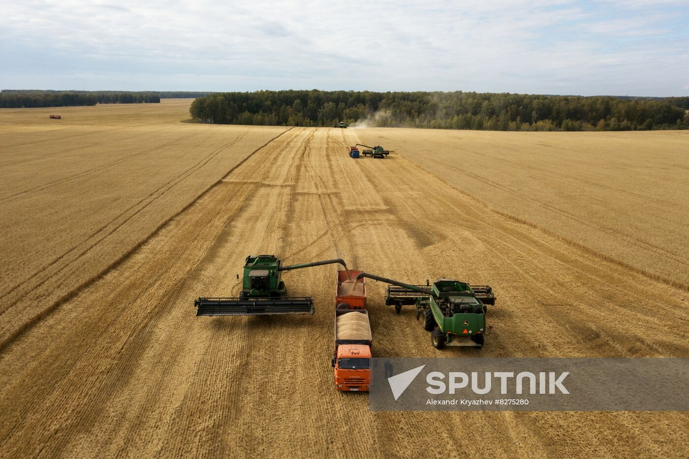 Russia Agriculture Harvesting