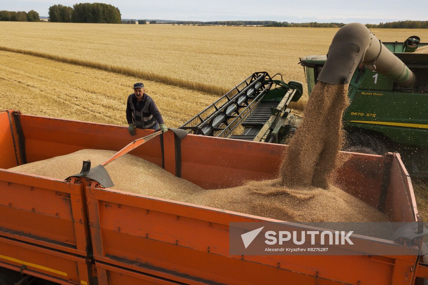 Russia Agriculture Harvesting