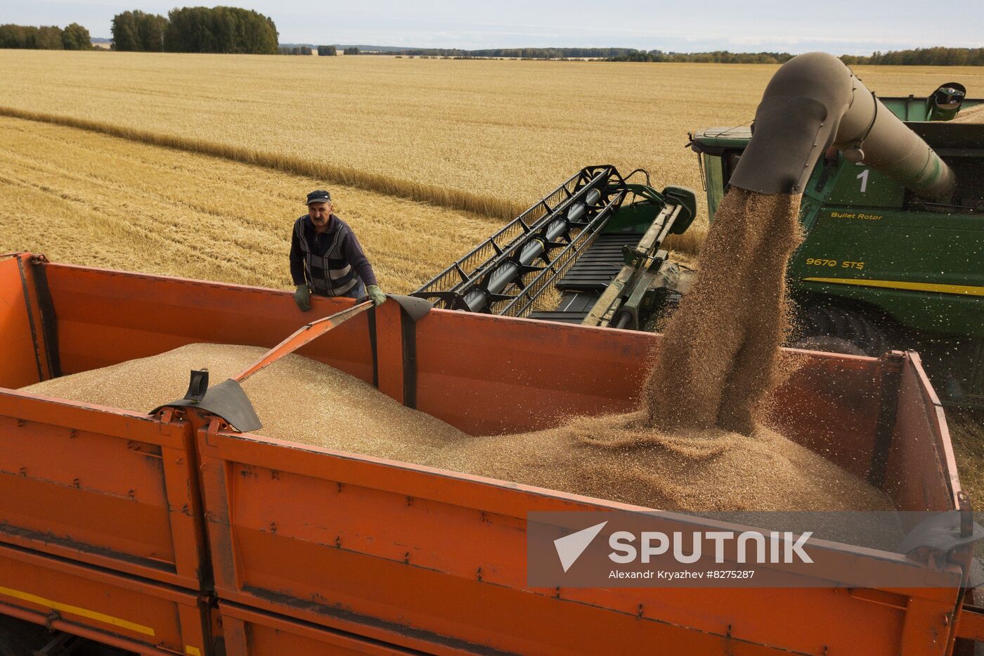 Russia Agriculture Harvesting