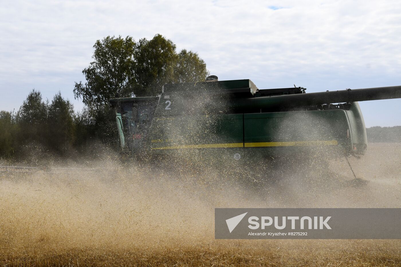 Russia Agriculture Harvesting