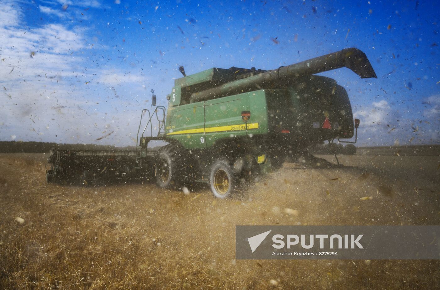 Russia Agriculture Harvesting