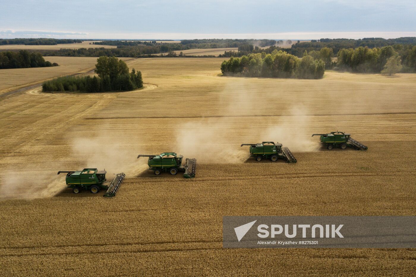 Russia Agriculture Harvesting