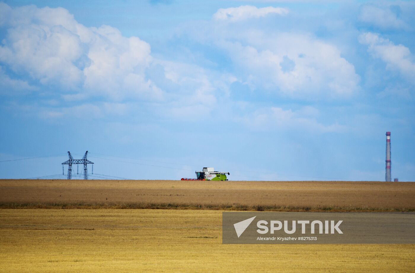 Russia Agriculture Harvesting