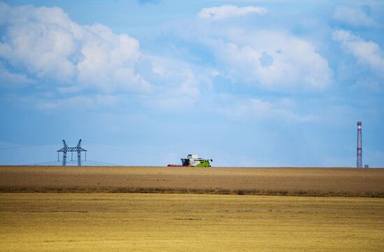 Russia Agriculture Harvesting