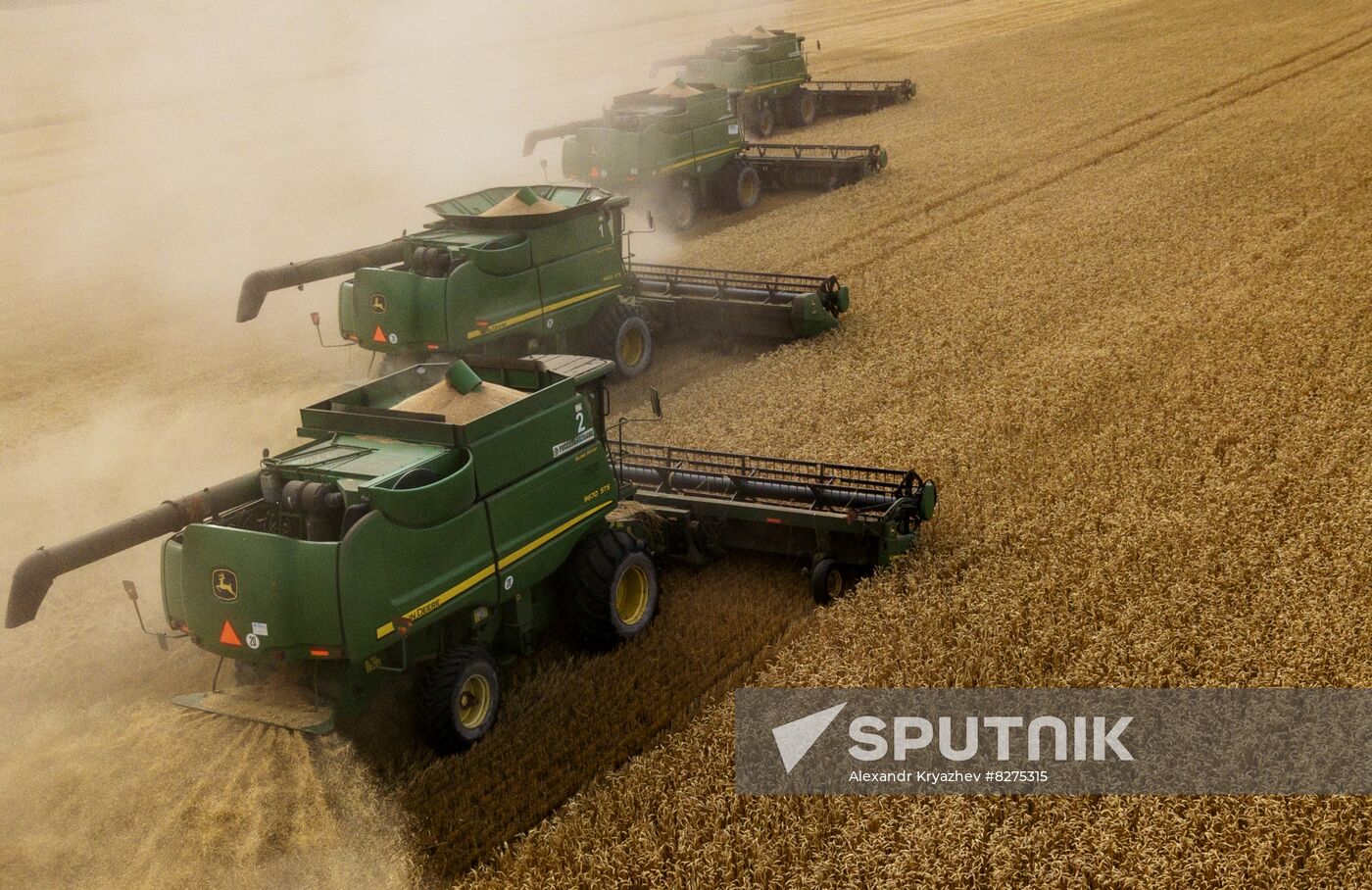 Russia Agriculture Harvesting