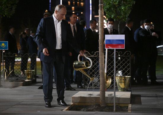 Uzbekistan SCO Putin