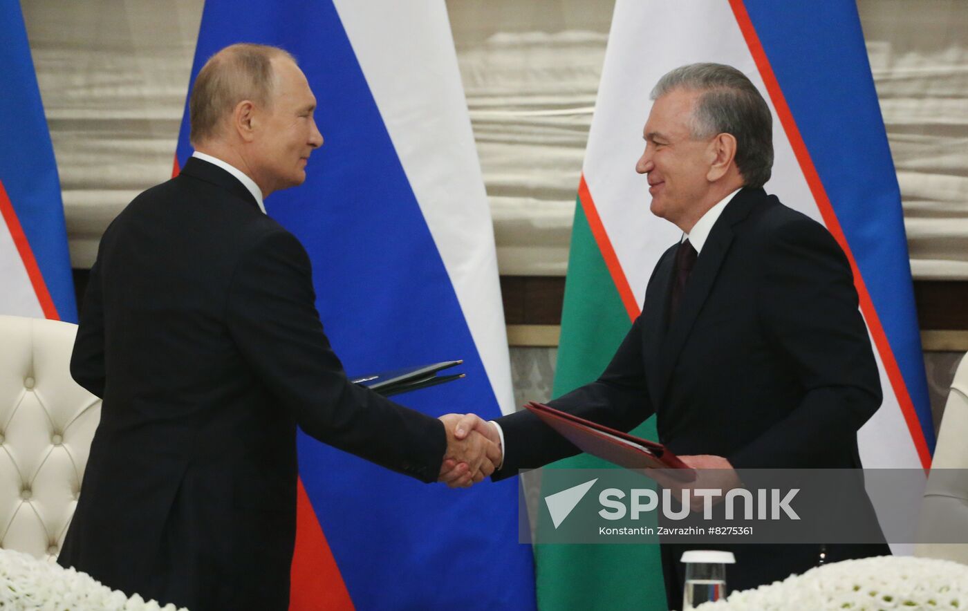 Uzbekistan SCO Putin