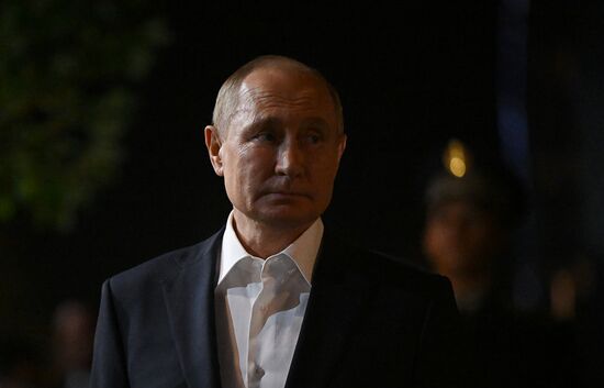 Uzbekistan SCO Putin
