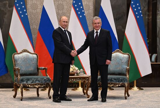 Uzbekistan SCO Putin