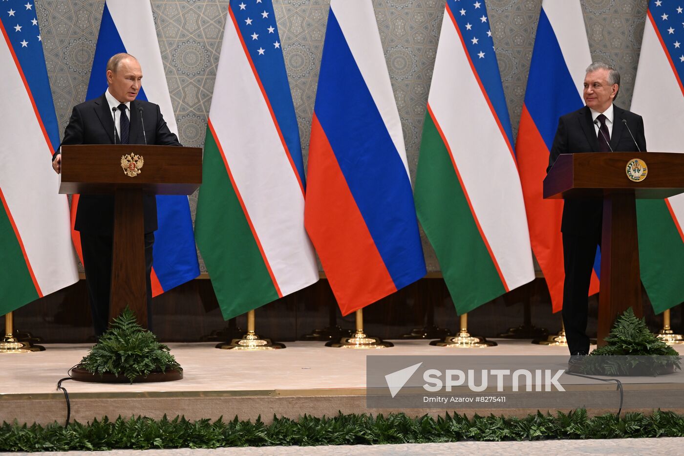 Uzbekistan SCO Putin