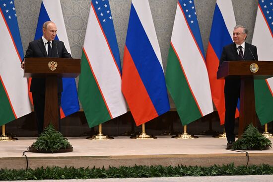 Uzbekistan SCO Putin