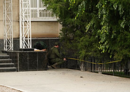 LPR Russia Ukraine Military Operation Explosion