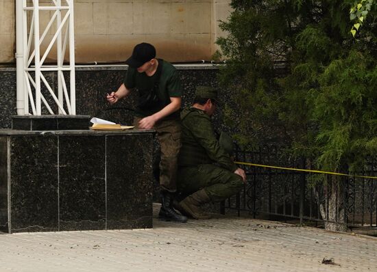 LPR Russia Ukraine Military Operation Explosion