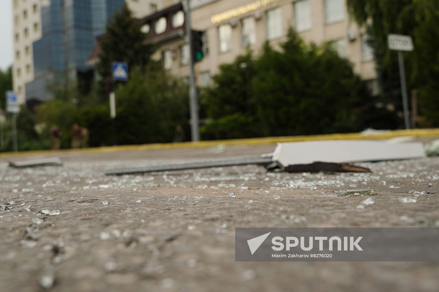 LPR Russia Ukraine Military Operation Explosion