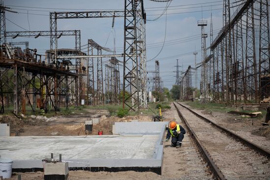 LPR Russia Ukraine Military Operation Power Station