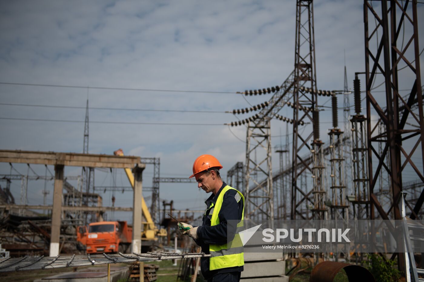 LPR Russia Ukraine Military Operation Power Station