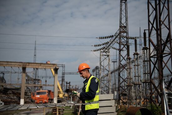 LPR Russia Ukraine Military Operation Power Station