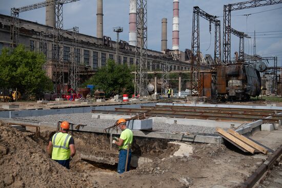 LPR Russia Ukraine Military Operation Power Station