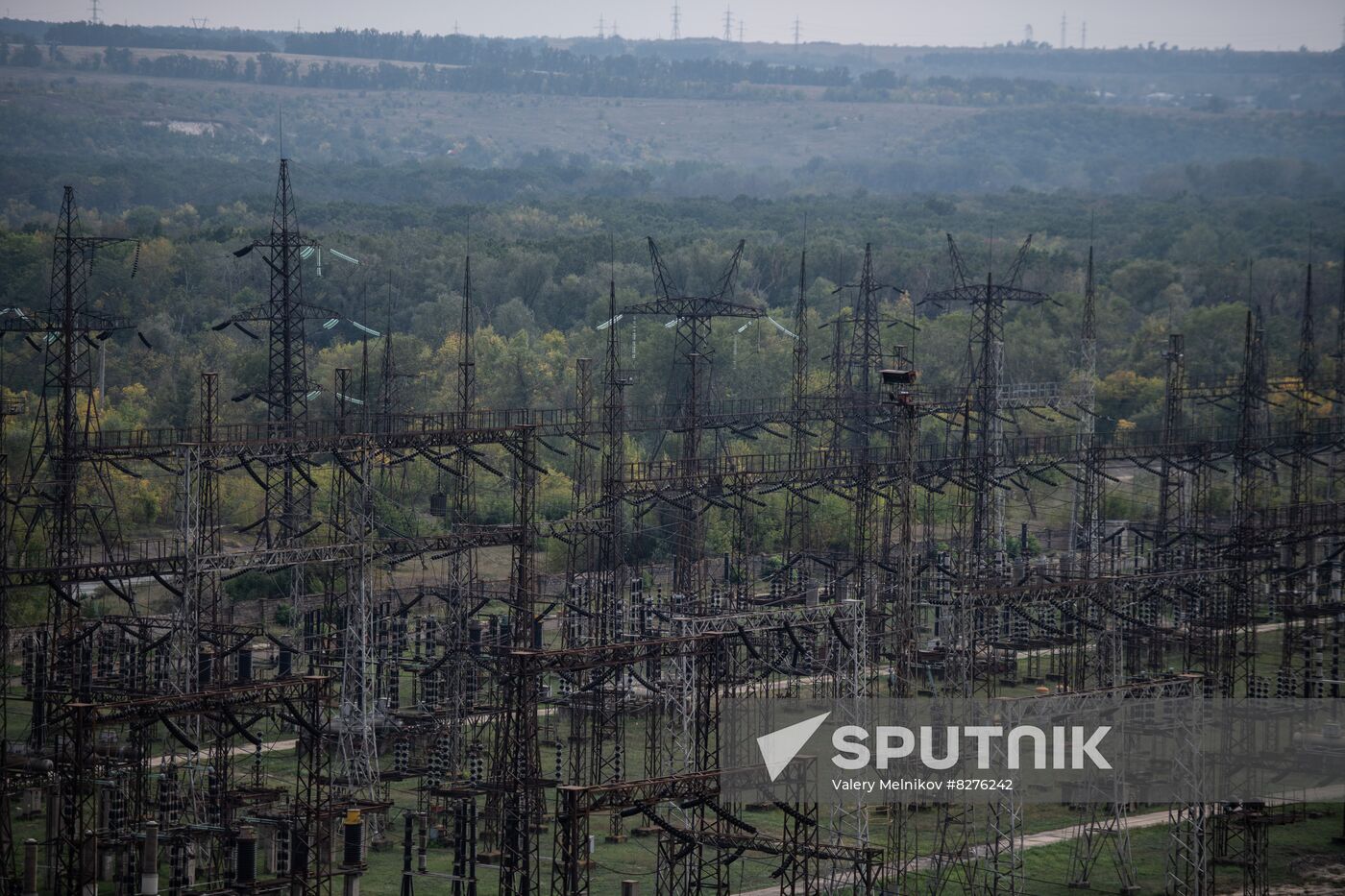 LPR Russia Ukraine Military Operation Power Station