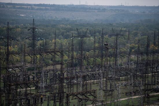 LPR Russia Ukraine Military Operation Power Station
