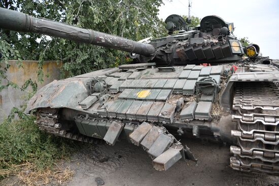 Ukraine Russia Military Operation Tank