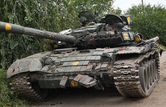 Ukraine Russia Military Operation Tank