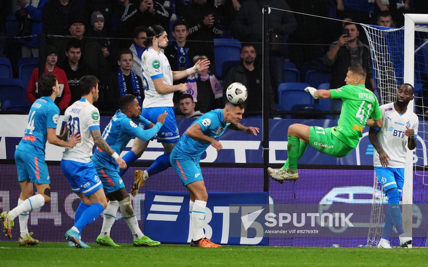 Russia Soccer Premier-League Dynamo - Zenit