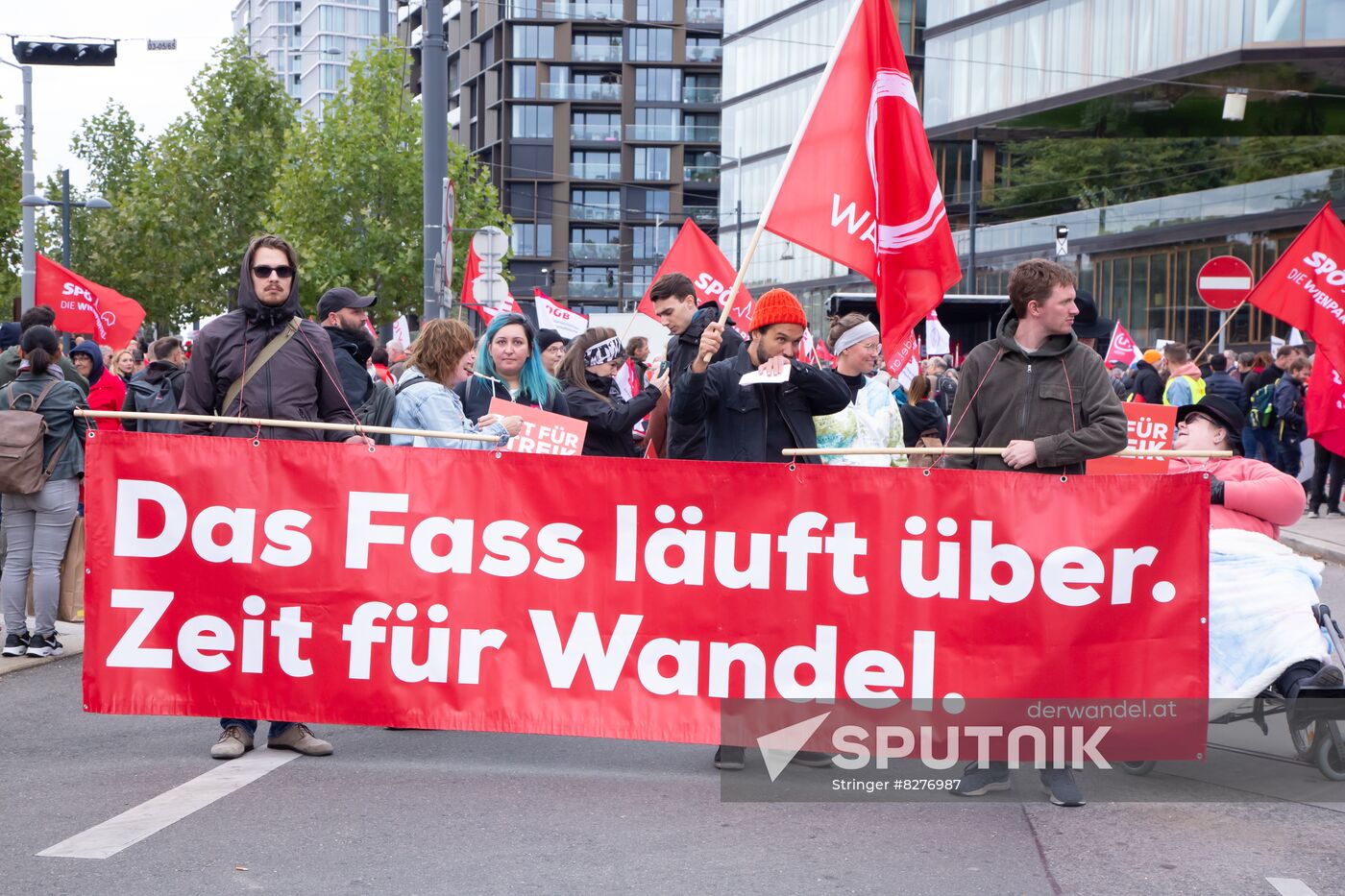 Austria Inflation Protest