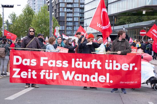 Austria Inflation Protest