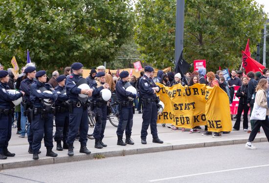 Austria Inflation Protest