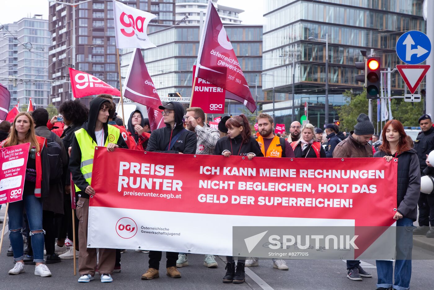 Austria Inflation Protest