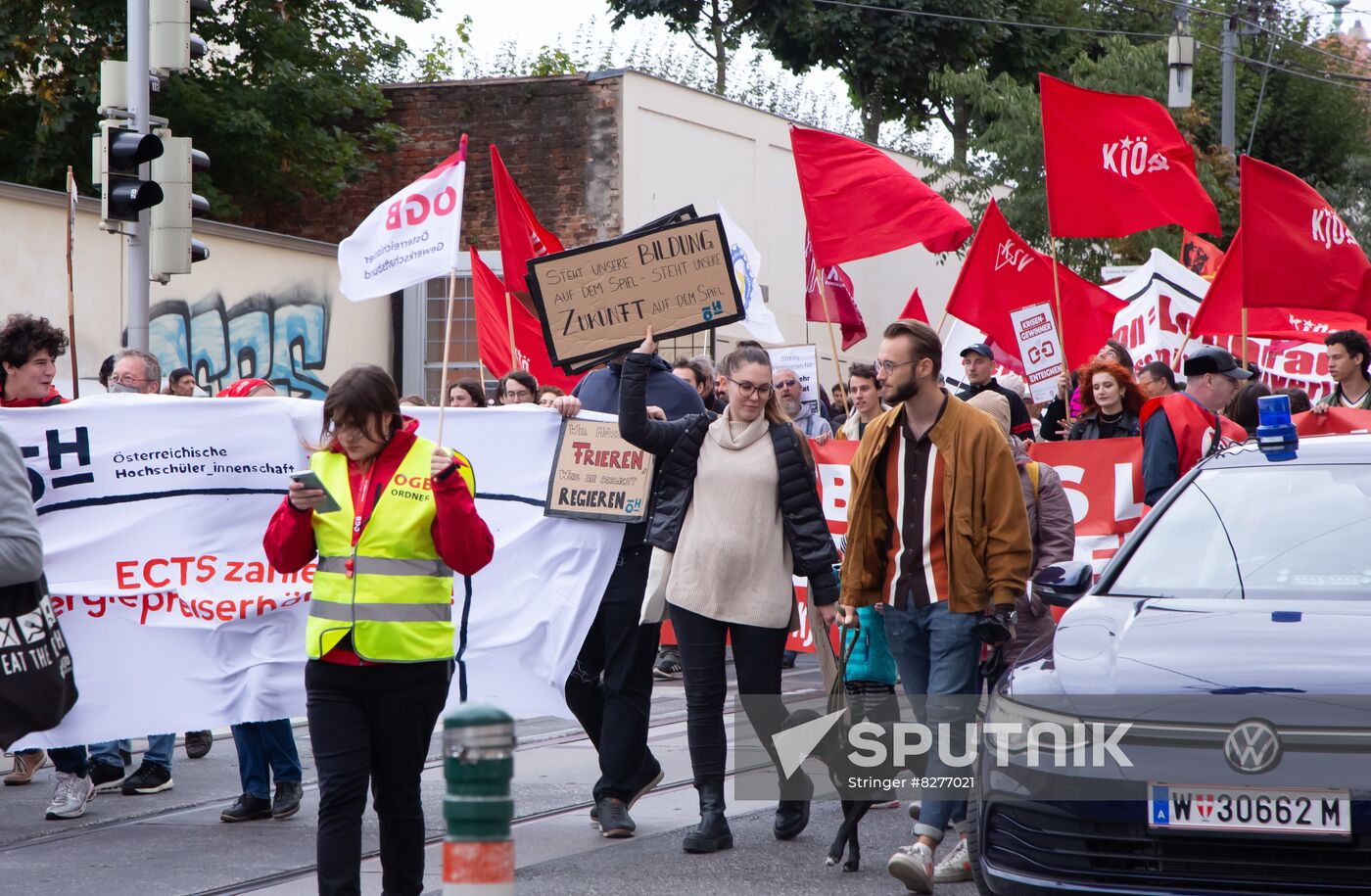 Austria Inflation Protest