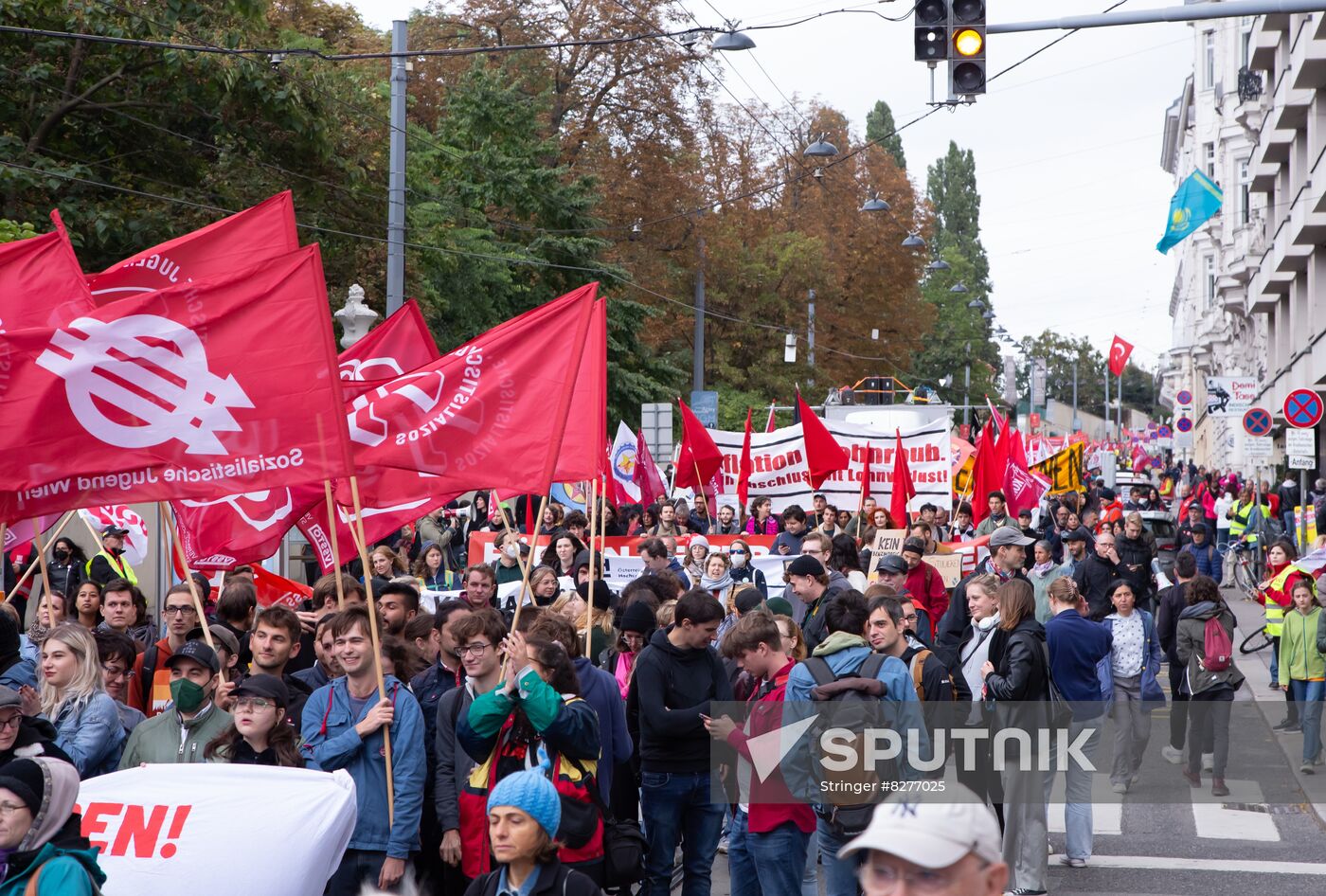 Austria Inflation Protest