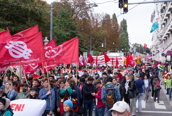 Austria Inflation Protest