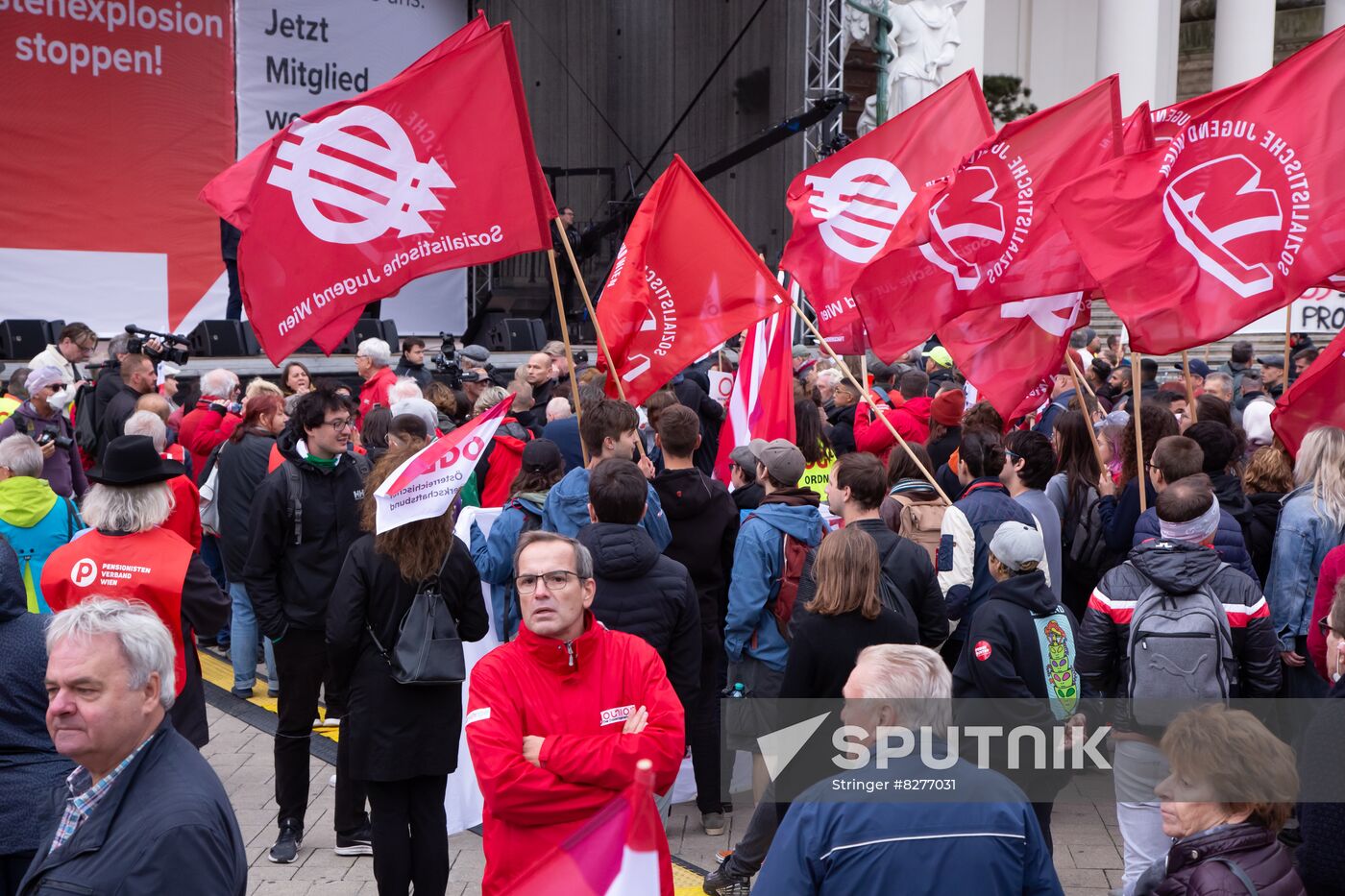 Austria Inflation Protest