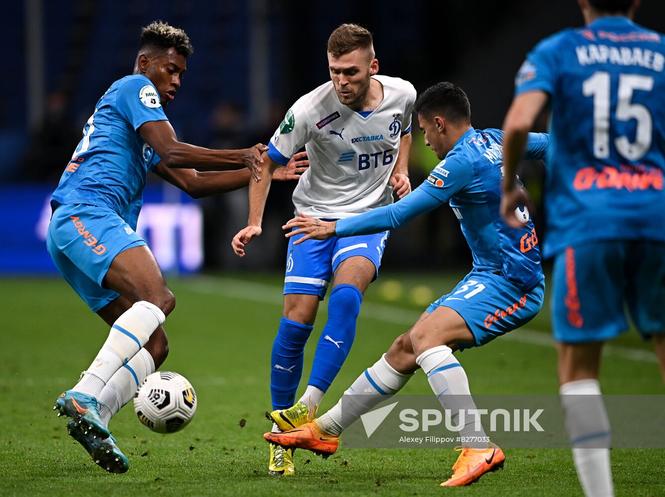 Russia Soccer Premier-League Dynamo - Zenit