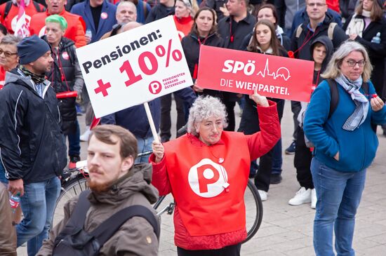 Austria Inflation Protest