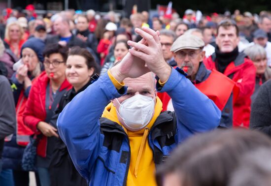 Austria Inflation Protest
