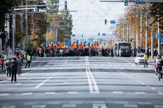 Moldova Protest